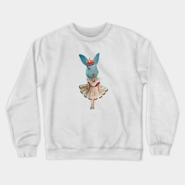 Bunny Queen Crewneck Sweatshirt by Artgirl253